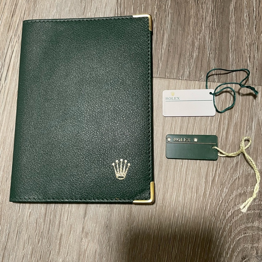 ROLEX card holder with tags